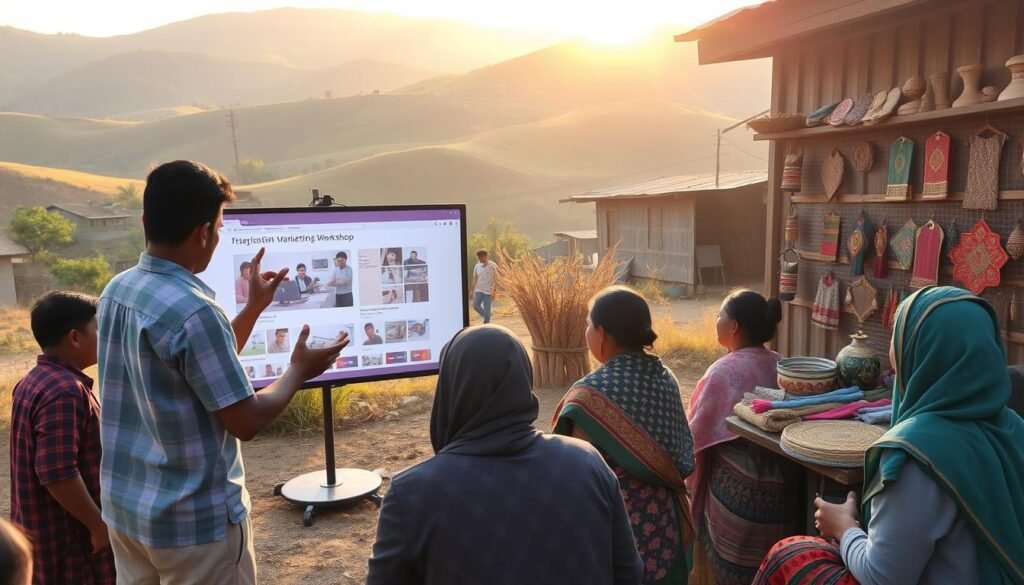 Pelatihan Digital Marketing Gratis Dorong Ekonomi Kreatif Desa