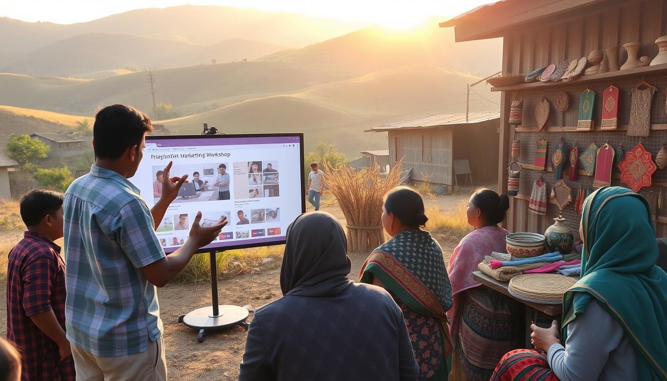 Pelatihan Digital Marketing Gratis Dorong Ekonomi Kreatif Desa
